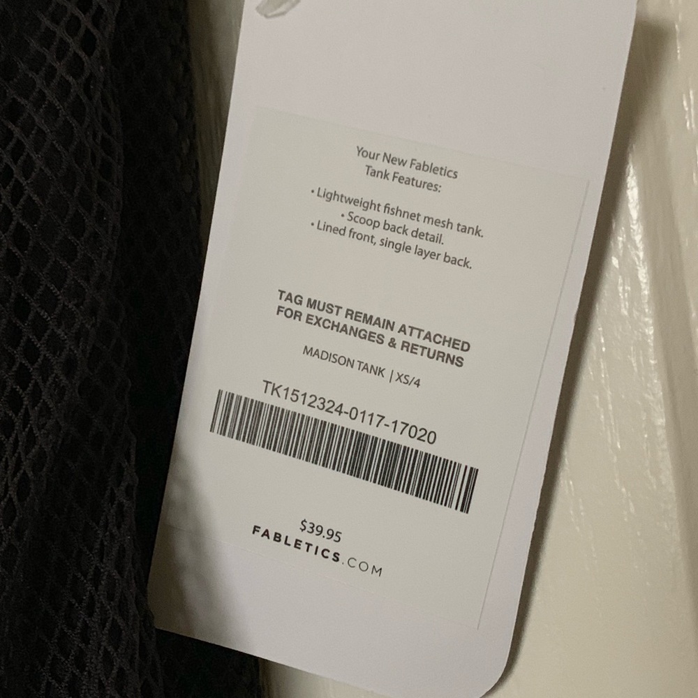 NWT Fabletics Madison Tank - Picture 3 of 4